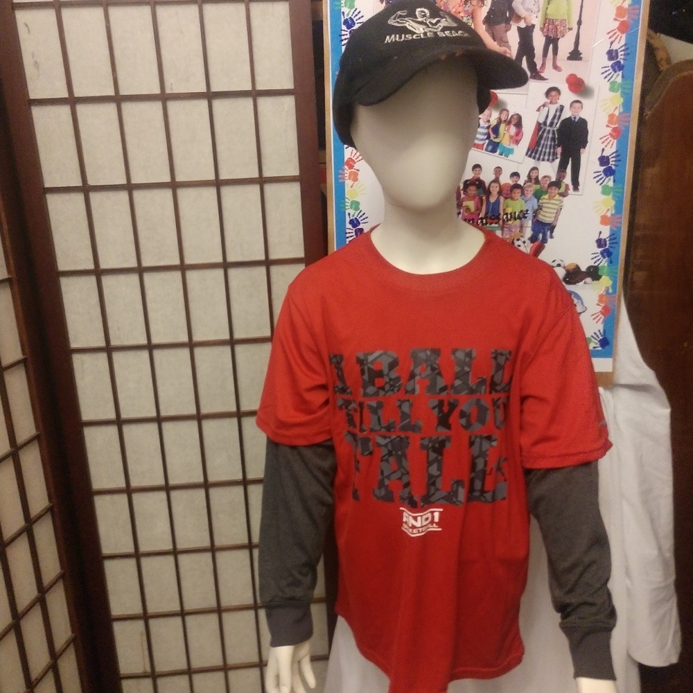 And 1 double sleeve tee